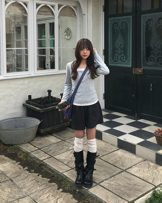 York flap nylon shoulder bag