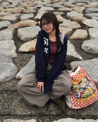 Star Patch Double Zip Hoodie