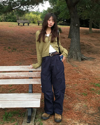 Front unique pocket cargo pants