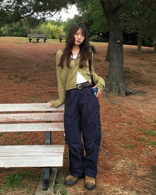 Bateau Neck Pindot Ribbed Long Cut and Sew