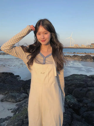 Halter neck overalls