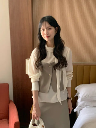 Button bustier