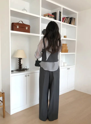 Scarf blouse