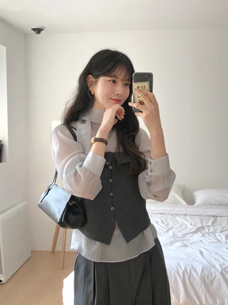 Scarf blouse