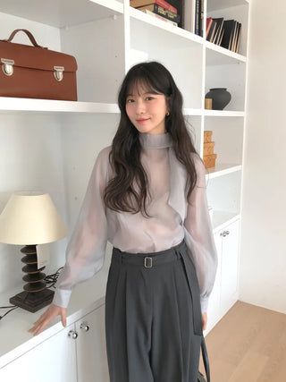 Scarf blouse