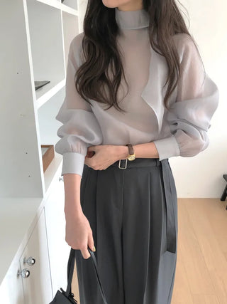 Scarf blouse