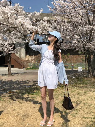 Short blouse dress