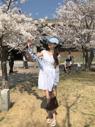 Short blouse dress