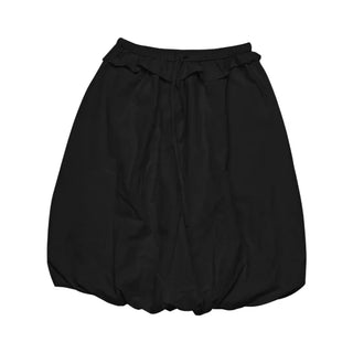 (3 colors) Shirred balloon skirt