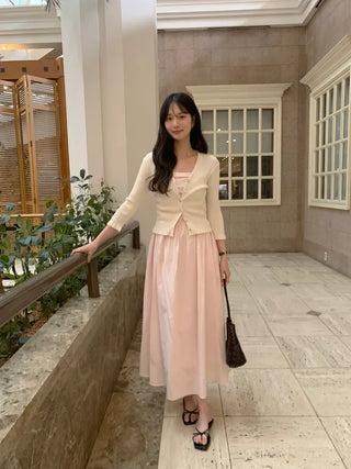 Sleeveless long dress