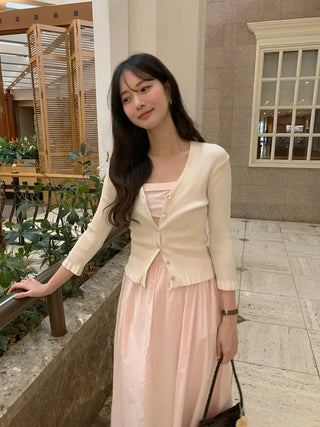Frill cardigan