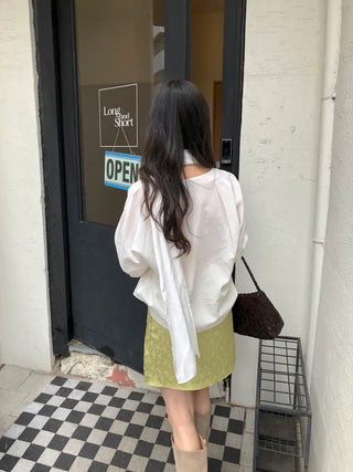 V-neck blouse