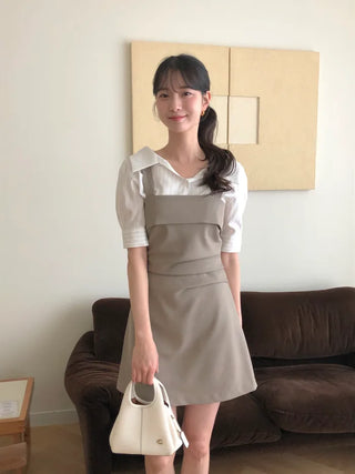 [[3]color] Striped blouse