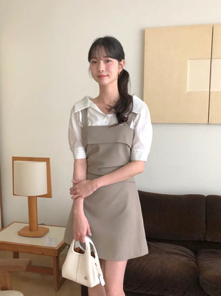 [[3]color] Striped blouse