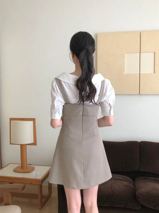 [[3]color] Striped blouse