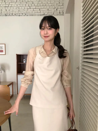 (2 colors) Long skirt