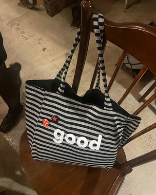 Pattern Reversible Big Tote Bag