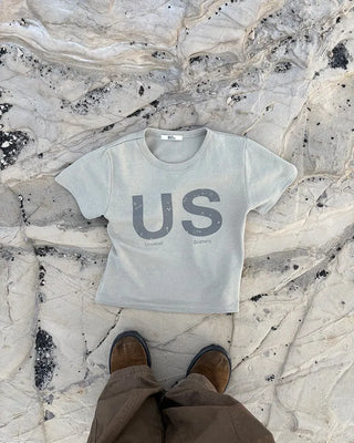 US Print Mini Short Sleeve T-Shirt