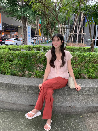 [3 colors] Frill Blouse