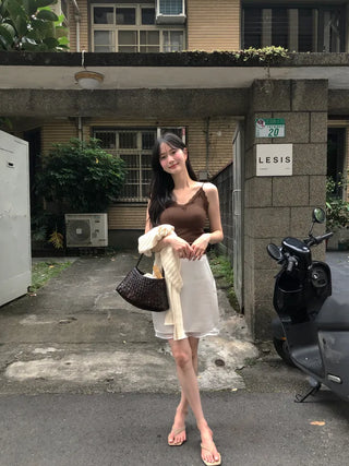 [5 colors] Lace Sleeveless