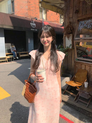 (2 colors) Chiffon Long Dress