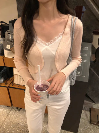 (5 colors) Bolero Cardigan
