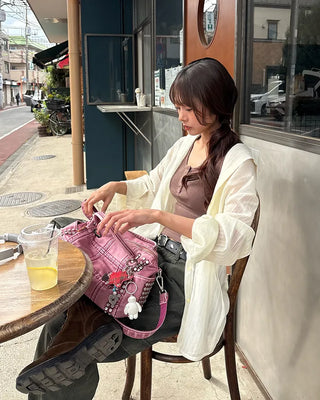Pinstripe Loose Sheer Shirt
