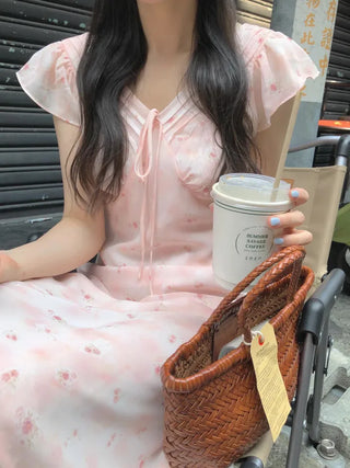 (2 colors) Chiffon Long Dress