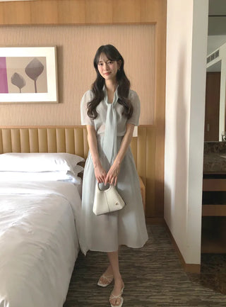 [2 colors] Long skirt