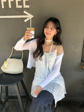 [2 colors] Flower Bustier Dress