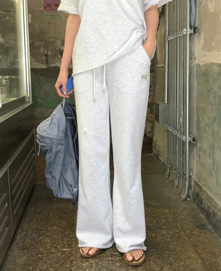 [2 colors] Banding Bootcut Pants