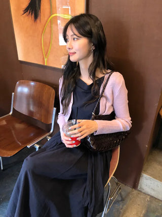 [6 colors] Knit Cardigan