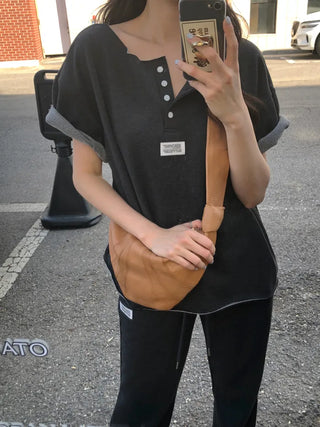 [2 colors] Banding Bootcut Pants