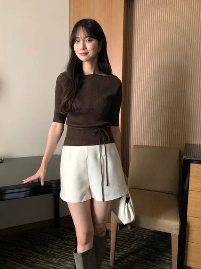 [3 colors] Twisted Rib Knit