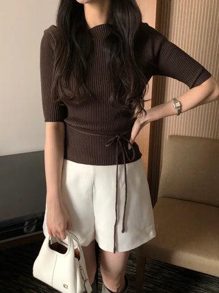 [3 colors] Twisted Rib Knit