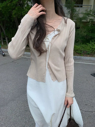 [6 colors] Cardigan