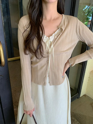[6 colors] Cardigan