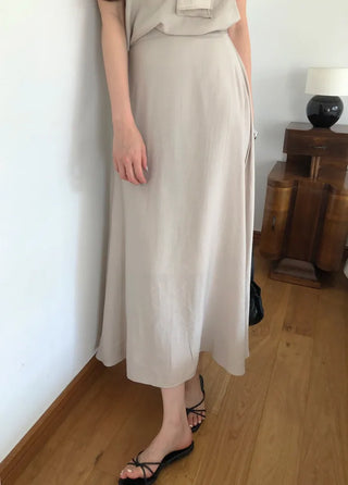 [3 colors] Blouse and skirt set