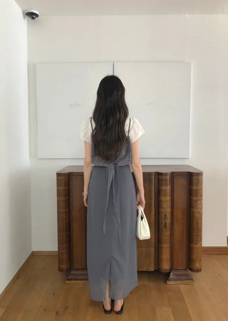 [3 colors] Mid-length skirt