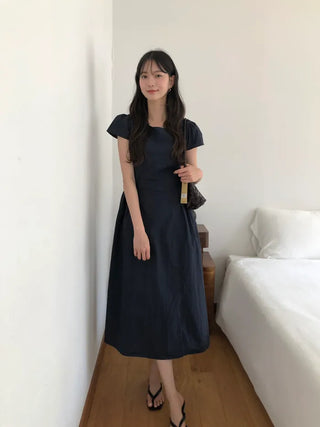 [3 colors] Tweed check mini blouse