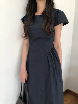 [3 colors] Tweed check mini blouse