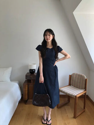 [3 colors] Tweed check mini blouse