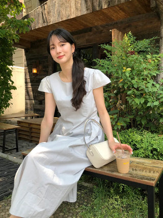 [3 colors] Tweed check mini blouse