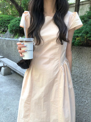 [3 colors] Tweed check mini blouse