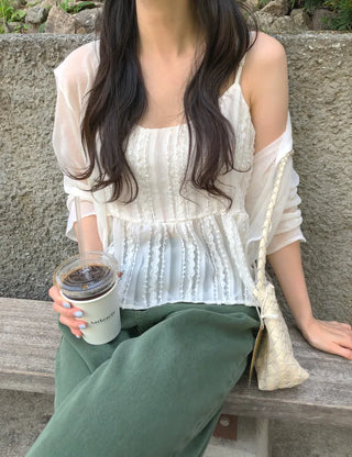 Khaki dyed pants
