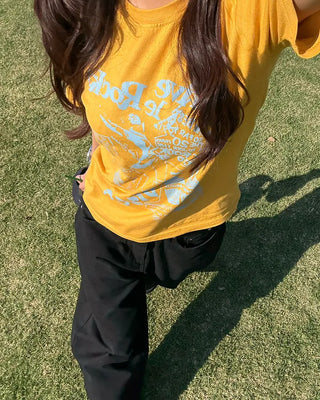 Rock Disco Labeling Half T-Shirt