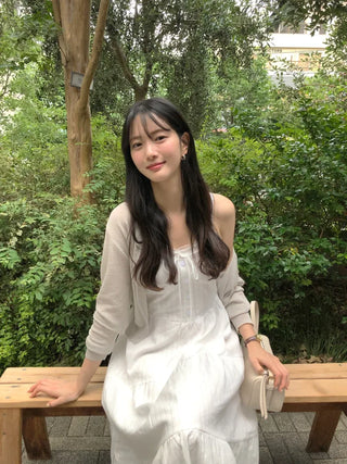[3 colors] Cleanser Light Basic Cardigan