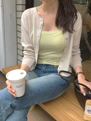 Capri denim pants