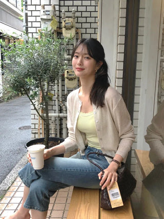 Capri denim pants