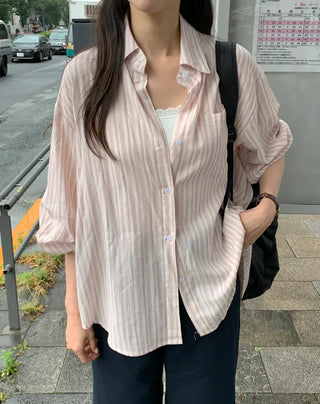 [2 colors] Slim Fit Drape Shirring Off-Shoulder Short Sleeve Cropped Tight Short Sleeve T-Shirt